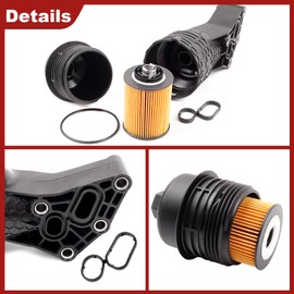 Hsbang Oil Filter Housing Compatible with 2017-2020 G80,2016 Genesis,2020-2024 Palisade,2019-2020 Sorento,2017-2020 Cadenza,2020-2024 Telluride,2019-2021 Sedona,Replace 26300-3LAA0