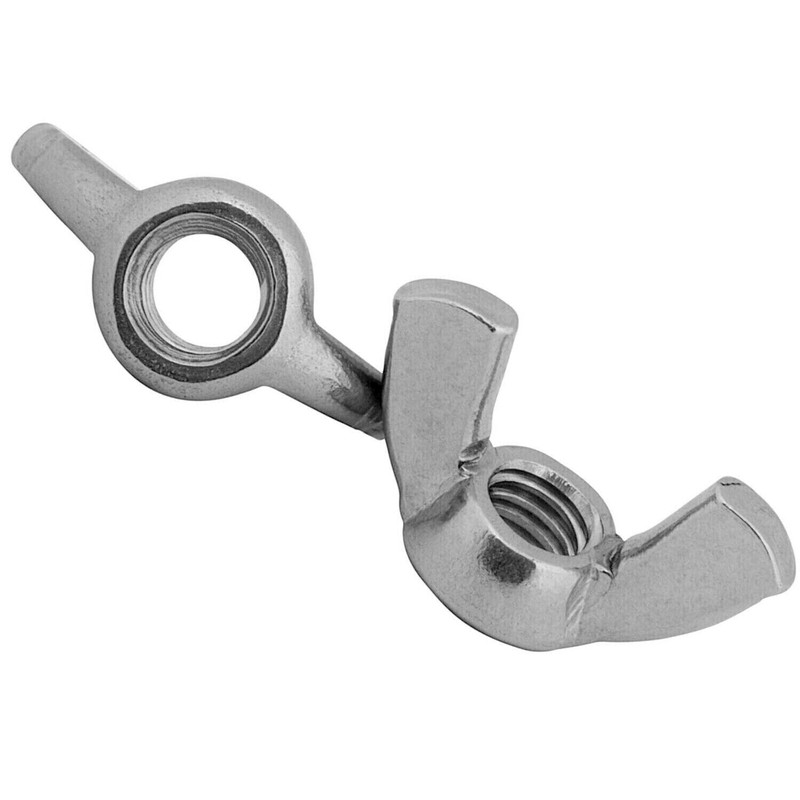 M12 Wing Nuts (Pack of: 2) DIN 315 (American) Zinc