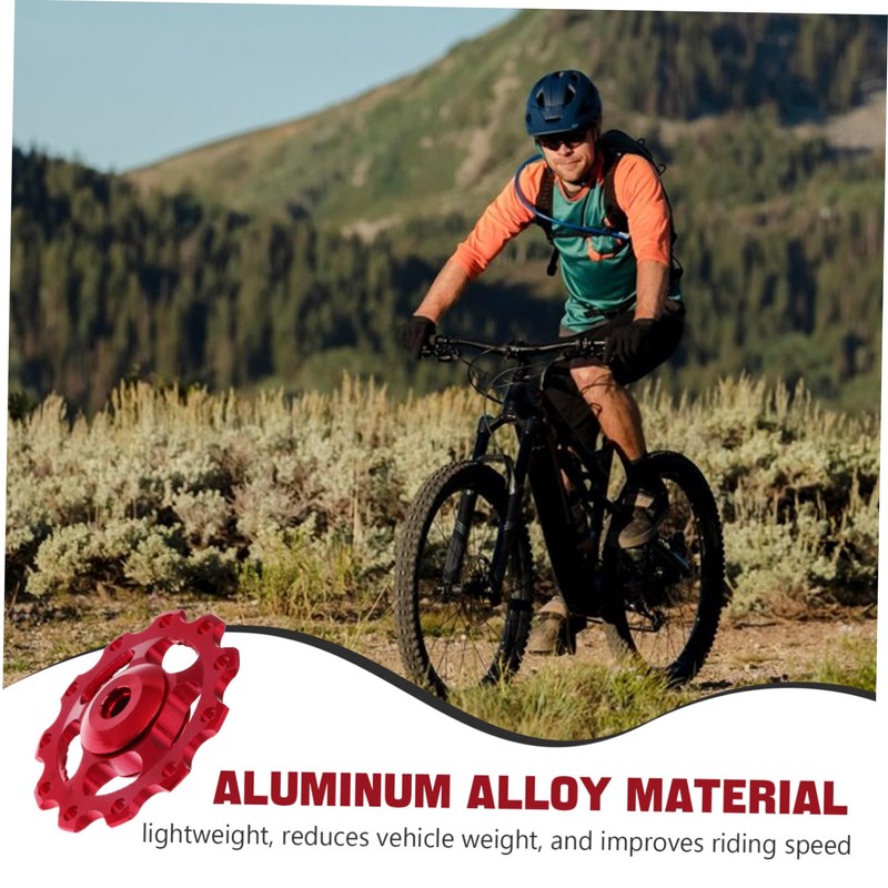 OHPHCALL Enhanced Durability Aluminum Sprocket for 11t Rear Derailleur Pulley