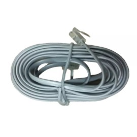 RCA Telephone Line Cord Cable Wire RJ11 DSL Modem Fax, Phone to Wall 16ft - Gray