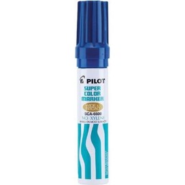 Pilot Pen Corporation of America : Jumbo Permanent Marker, Refillable, Chisel Point, Bue -:- Sold As 2 Packs of - 1 - / - Total of 2 Each