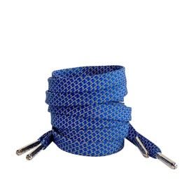 GxxBxx Iron head Flat Shoe Laces Reflective,for Sport Sneakers Skates Boots [9 Different Lengths 6 Colors] (Blue,31inch/80cm)