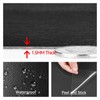 Livelynine Solid Black Vinyl Flooring 16-Pack 12x12 Inch Bathroom Peel