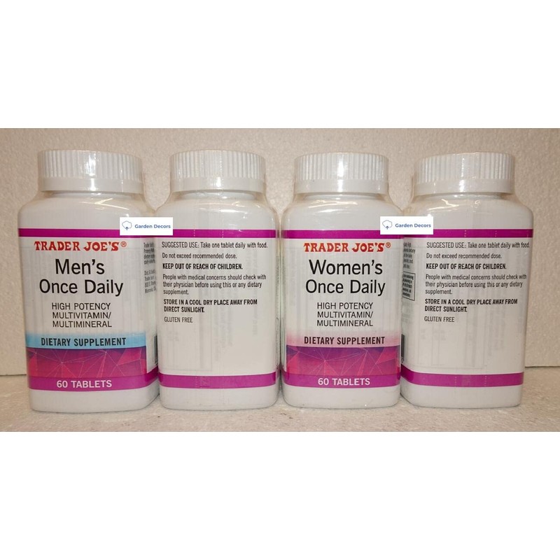 Trader Joe's2 Men & Women’s Once Daily High Potency Multivitamin/Multimineral