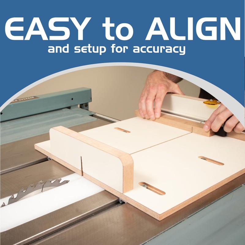Fulton MDF Crosscut Sled for Table Saw | Precise Cuts