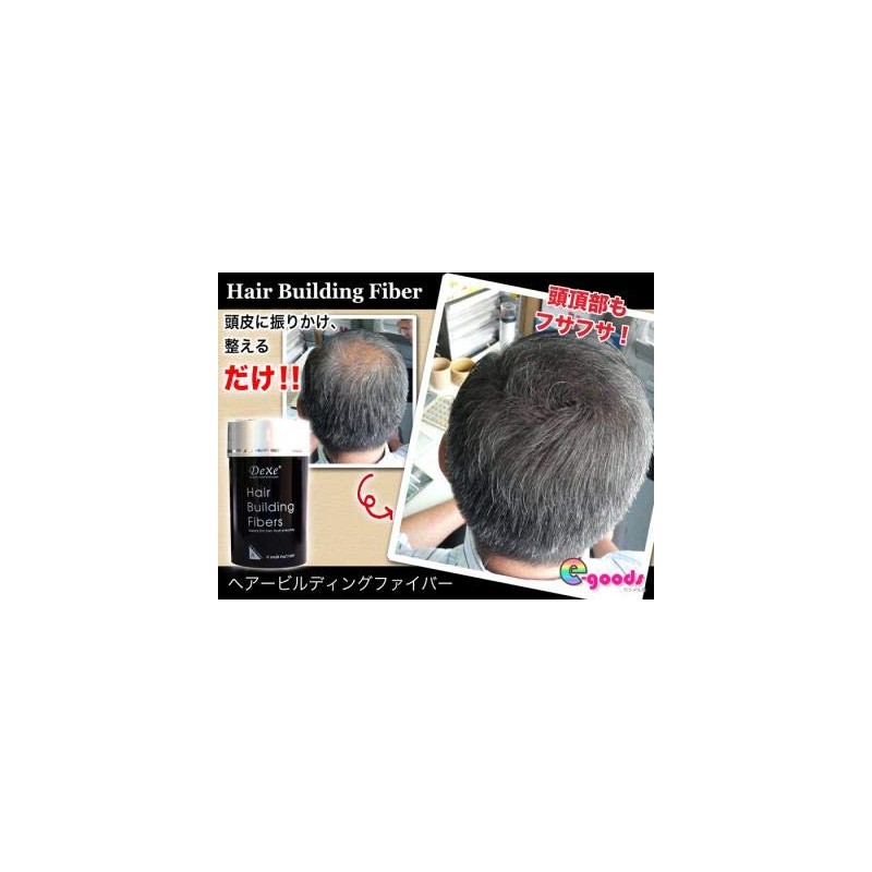 DEXE Hair Building Fiber, Conceals Thinning Hair (Dark Brown)