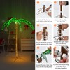 Costway 7 FT Tropical LED Rope Light Palm Tree Pre-Lit