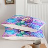 AILONEN Beautiful Mermaid Duvet Cover for Kids Girls Full Size,