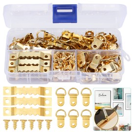 DazSpirit Picture Hooks Picture Hanger Set (235 Pieces) with D Rings, Prong Hangers & Screws, Picture Hanger, Picture Hanger, Picture Hanging, Picture Hanging, Picture Hanging, Picture Hanging
