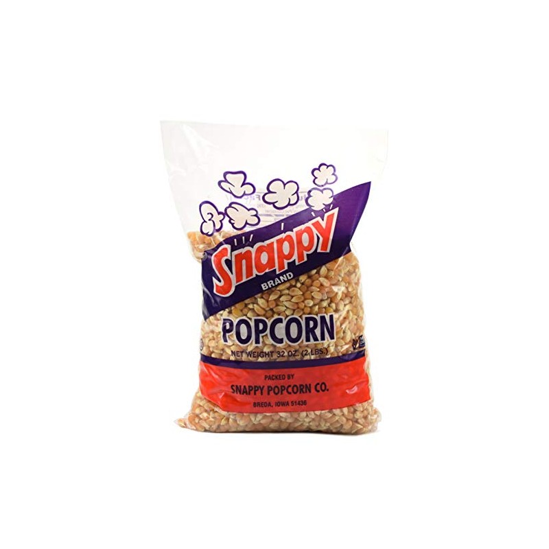 Snappy Yellow Popcorn Kernels for Popping with Pop corn Machine,