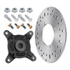 Front Wheel Hub & Brake Rotor & Wheel Studs for