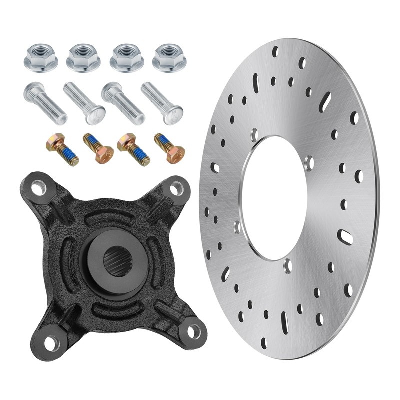 Front Wheel Hub & Brake Rotor & Wheel Studs for