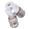 Air Hose Splitter 2 Way Carbon Steel Automatic Pneumatic Quick