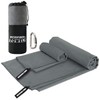 Microfiber Travel & Sports Towel Set - Quick Dry, Super
