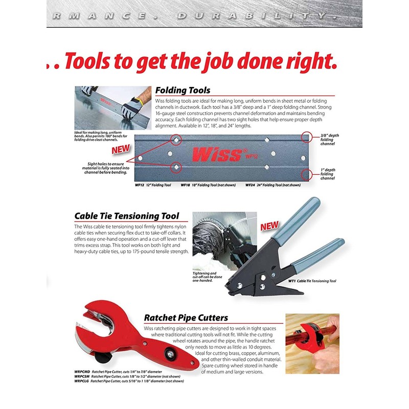 Crescent Wiss Folding Tool - Sheet Metal Bending Tool -