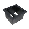 Antrader Bottomless Coffee Knock Box,Espresso Coffee Ground Knock Box Chute