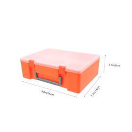 Operitacx Rectangle Parts Storage Box Durable Organizer for Jewelry and Items Lightweight Compartment Organizer for Home Use Easy to Store and Use
