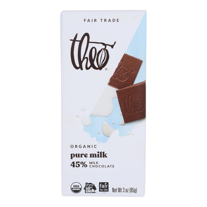 UD_ Theo Chocolate Organic 45% Cacao Milk Chocolate Bar 3