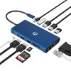 OBERSTER USB C Docking Station, 12 in 1 Triple Display