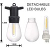 DGE S14 LED Bulb 6 Pack String Light Bulbs 1.5