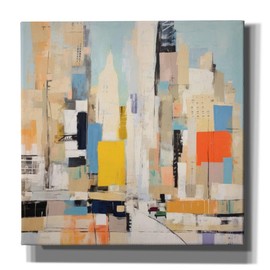Epic Graffiti 'Urban City Collage 4' by Irena Orlov Canvas Wall Art, 12" x 12"