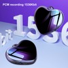 Heart Shape Pendant Recorder 4GB MP3 Intelligent HD Noise Cancelling