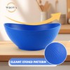 Wrova Large Wheat Straw Bowls,Big Salad Bowls set of 2,Unbreakable
