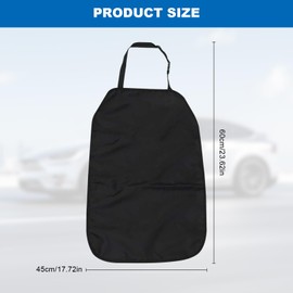 RISAKOGO Backrest Protector Car Children Car Seat Protection Back Children Waterproof Backrest Protection Vehicle Seat 420D Oxford Protection Back Seat Protector Anti-Dirty Seat Protector Car Backrest
