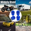 MEAJOO 8PCS Skull Style Tire Valve Stem Caps, with O