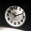 MPM Quality Design Metal Alarm Clock in Trendy Pastel Colours,