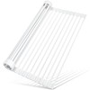 MERRYBOX Roll Up Over The Sink Dish Drying Rack Silicone