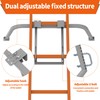 Ladder Stabilizer for Gutter Cleaning Tools and Wall,Heavy Duty Roof