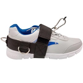 발 발목 스트랩 가드 버클 프레임 지원 조절 가능한 D 링 스포츠 [2piece bla 2] Foot Ankle Strap Guard Buckle Frame Adjustable D Ring Sports [2piece bla 2]