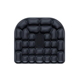 Portable seat Cushion Comfortable Inflatable seat Cushion Suitable for Office Chairs Long Drives Flights Long Trips or Wheelchair use Improve The Comfort of Sitting Posture Black