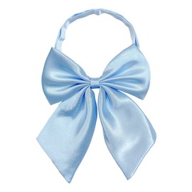 SYAYA Women's Bow Tie, Ladies Bowtie for Lady Uniform, Lolita or Cosplay T-shirt Accessory, for Graduation or Homecoming W-B1 (Sky Blue)