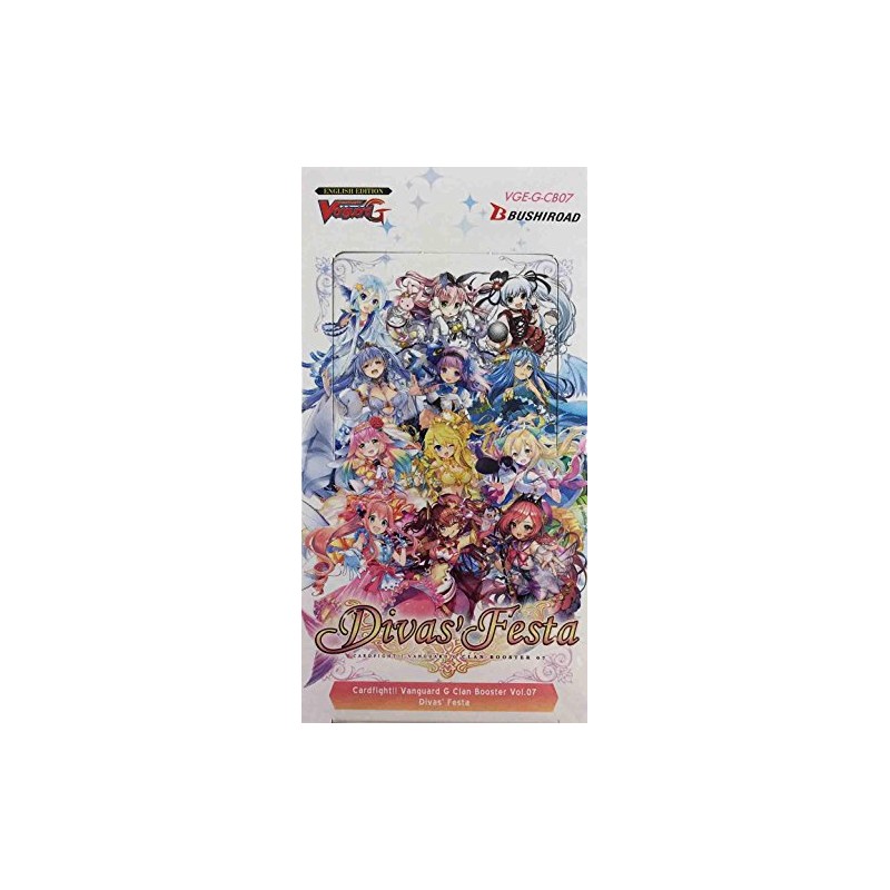 Cardfight Vanguard VGE-G-CB07 G-Divas Festa Clan Booster Display, Multi Colour