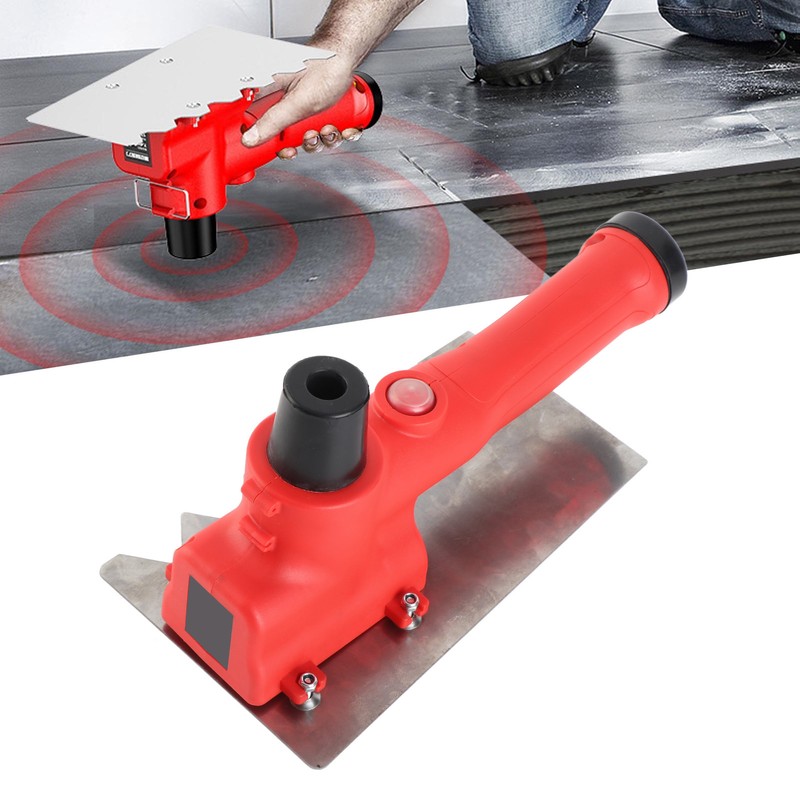 Electric Trowel Flat Plate Tile Vibration Plastering Tool Concrete Cement