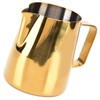 380ML Coffee Pitcher Cup Bright Gold Stainless Steel Coffee Milk