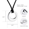 Ashes Pendant Necklace, Memorial Ashes/Hair Holder, Waterproof, Stainless Steel, Women's