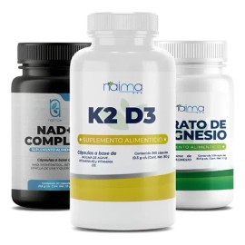 Nad+ Complex + K2 D3 + Citrato Magnesio Naima Pack