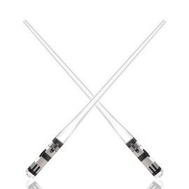 Lightsaber Chopsticks Light Saber Chopsticks Light Up, Ahsoka Star Chopsticks Light Up, Mini Lightsaber Chopsticks Light Up Chopsticks, Cool, Fun, Light Saber Chopsticks, Led Chopsticks, WHITE, 1 Pair