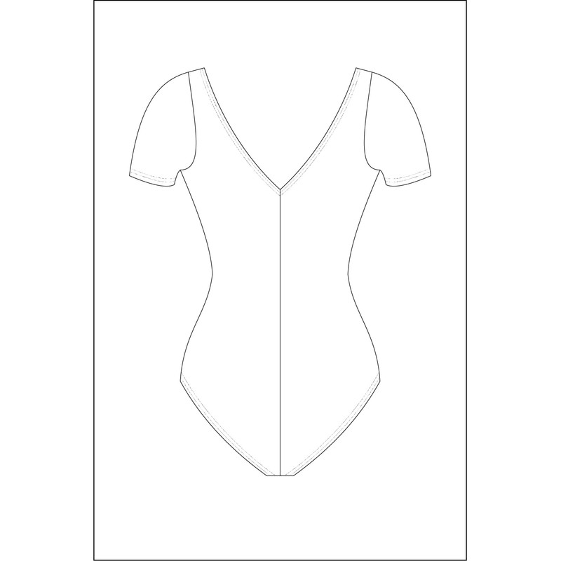 Wear Moi Pirouette - Maillot de microfibra de elastano para