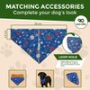 Eco Chic Recycled Dog Bandana 1PCS Washable Triangle Scarf for