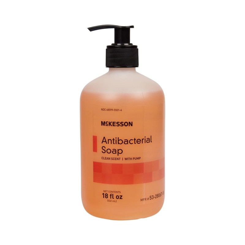 McKesson Hand Soap with Pump Bottle, Clean Scent, 18 oz,