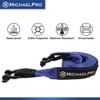 MichaelPro 3" x 20' Heavy Duty Tow Strap with D-Ring