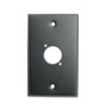 PROCRAFT SPU-1X-BK 1 Gang Black Steel Wall Plate Pre-Punched for