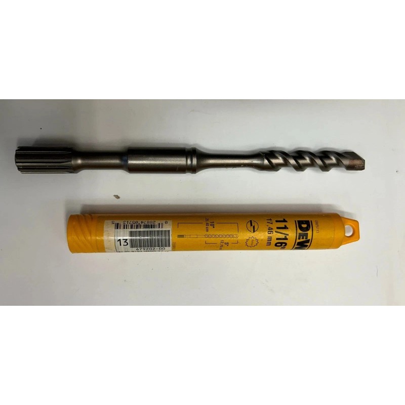 Dewalt Rock Carbide DW5713 - 11/16'' x 10'' spline concrete