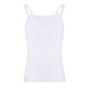 MeMoi 3-Pack Cotton Blend Lightweight Girl's Camisoles White 6