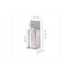2Pcs Stainless Steel Toothbrush Holders Wall Mount 2 in 1