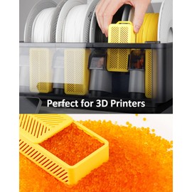 wisedry [ 8 LBS ] Reusable Silica Gel Beads Color Indicating Rechargeable Desiccant Beads Bulk with 20 Pcs Organza Drawstring Bags